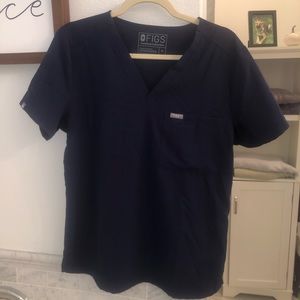 Navy Blue FIGS scrub set